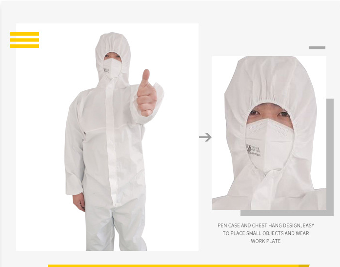 protective mask and suits clothing disposable safe suits  protective